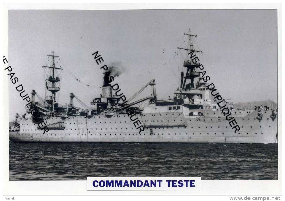 BAT065GF - Porte Aéronefs " COMMANDANT TESTE " (Transport D'hydravions) - France (1940) - Krieg