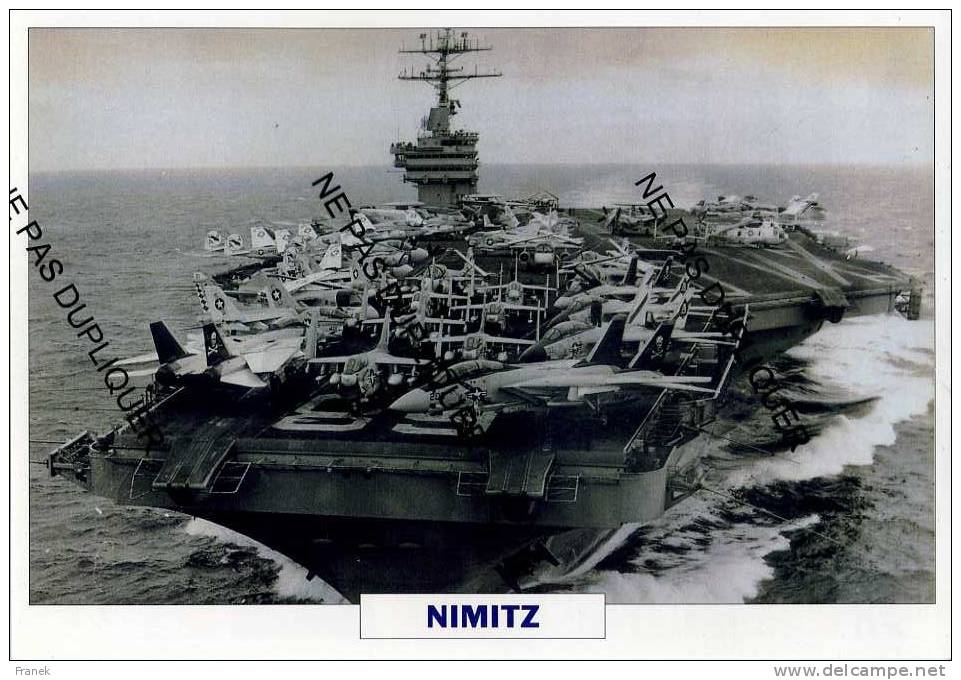 BAT068GF - Porte Aéronefs " NIMITZ " (Porte-avions Nucléaire) - USA (1972) - Krieg