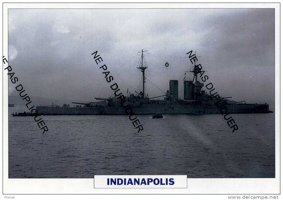 BAT090GF - Navire De Ligne " INDIANOPOLIS " (Croiseur De Bataille) - USA (1945) - Guerra