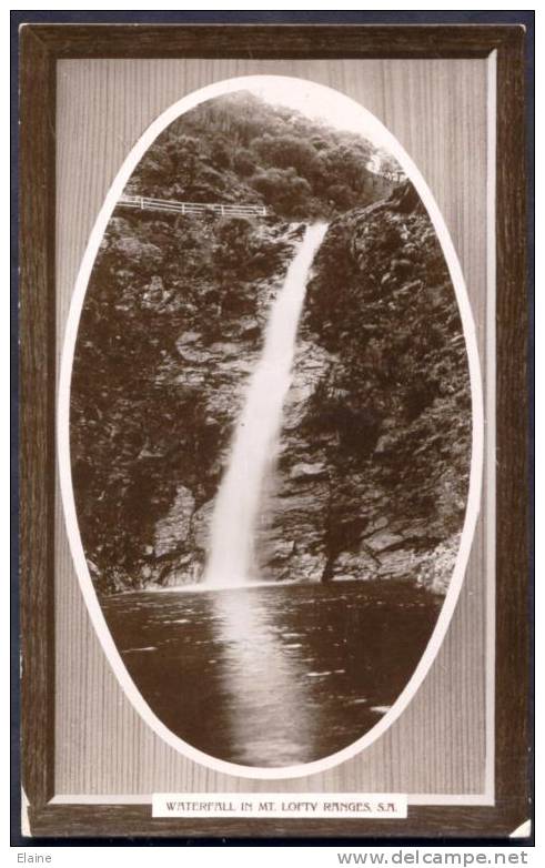 Waterfall In Mount Lofty Ranges, South Australia - Real Photo - Adelaide