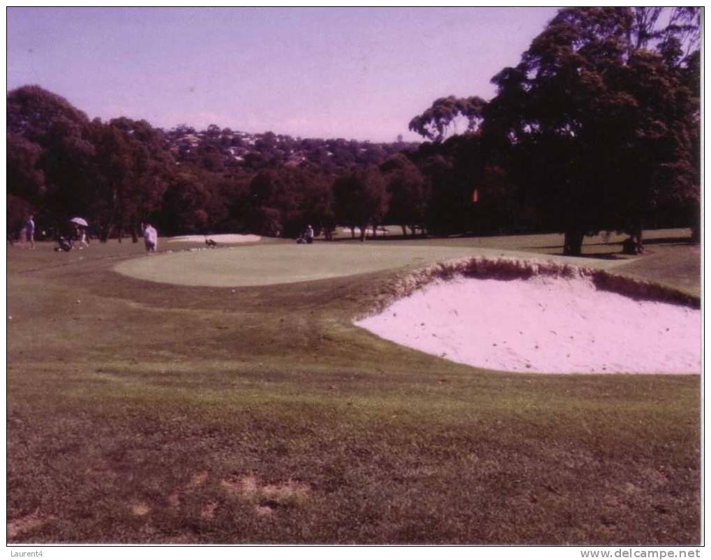 1 X World Golf Course Postcard - 1 Carte Postale De Terrain De Golf Du Monde - Australia - Warringah Public Golf - Golf