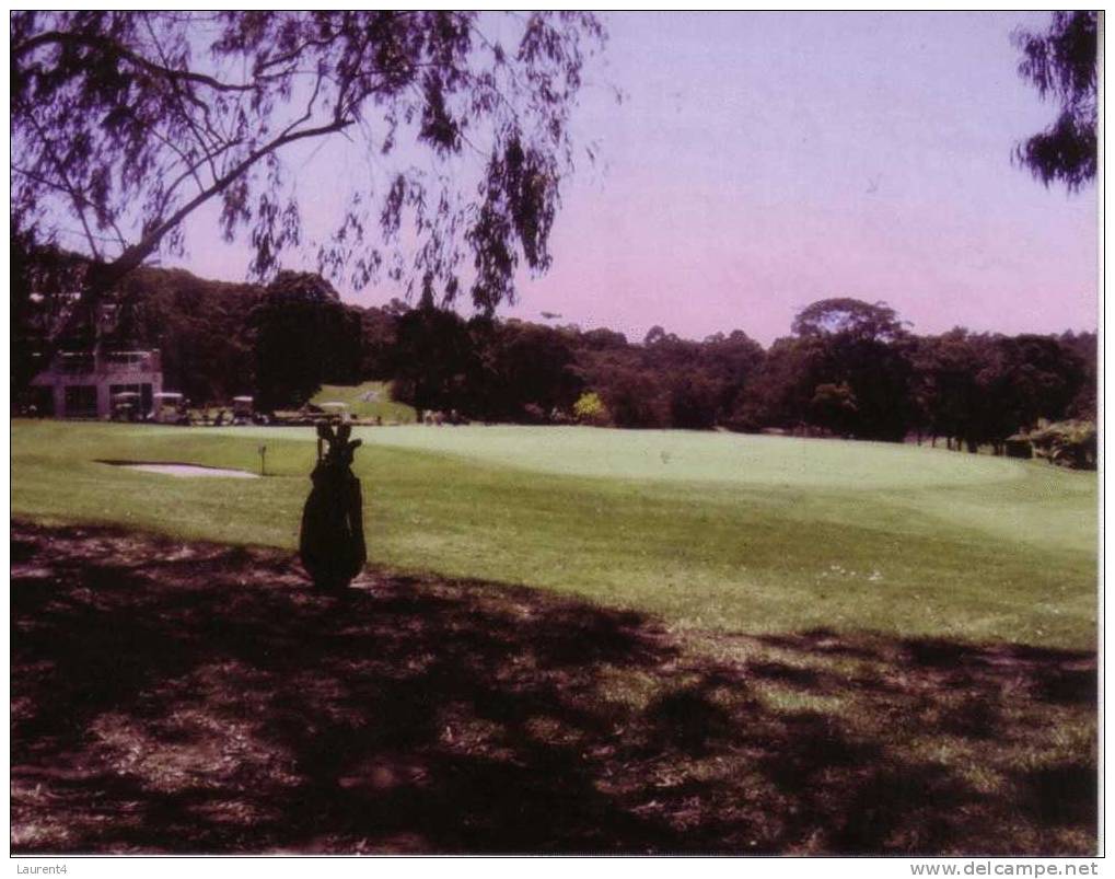 1 X World Golf Course Postcard - 1 Carte Postale De Terrain De Golf Du Monde - Australia - Bayview Golf - Golf