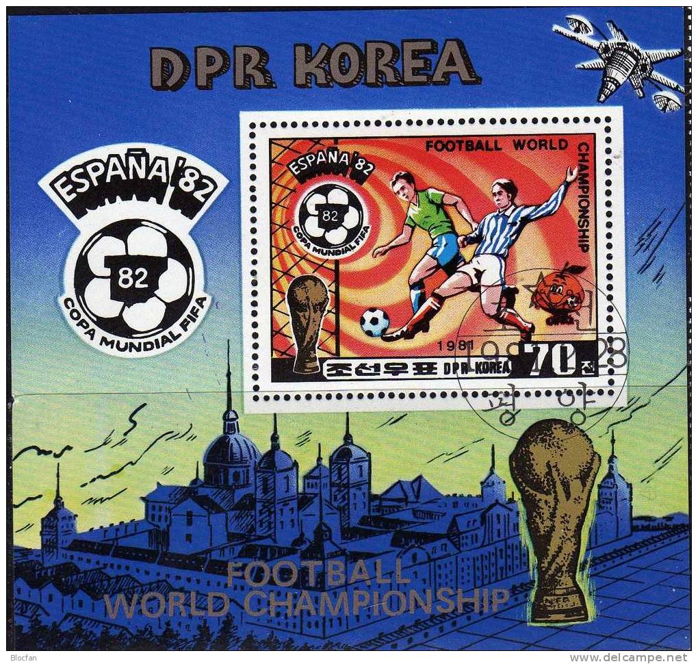 Fussball WM Rimet-Pokal Korea 2099/4,6xZD,KB+ Block 94 O 52€ Maskottchen Von Spanien - Lots & Kiloware (mixtures) - Max. 999 Stamps