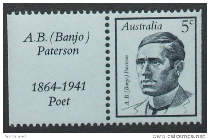 Australia 1968 Famous Australian Paterson MNH - Ongebruikt