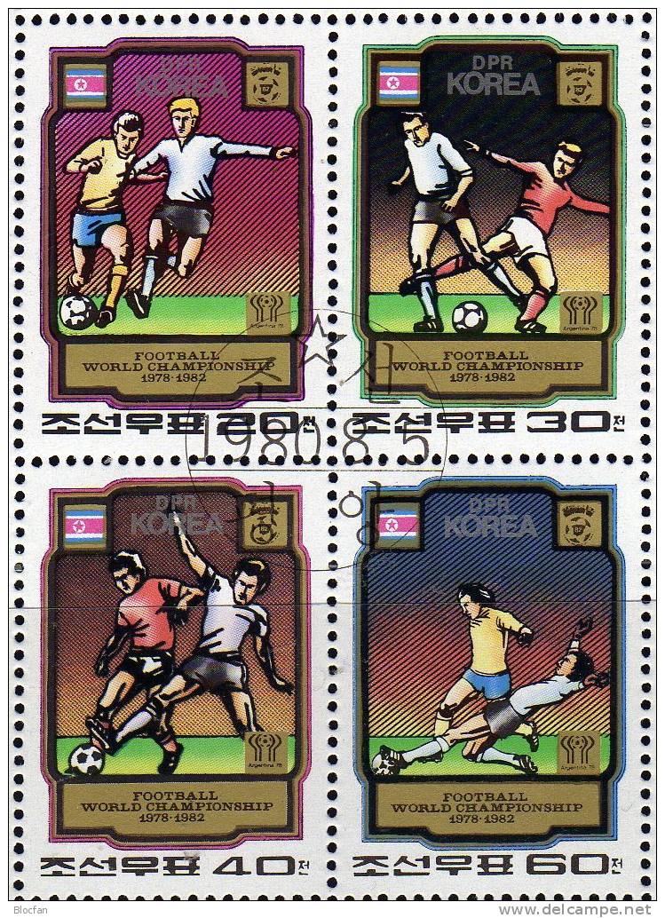 Fussball WM Argentinien Und Spanien Korea 2033/6+ZD+4-Bl.+ Block 78 O 46€ - Vrac (max 999 Timbres)