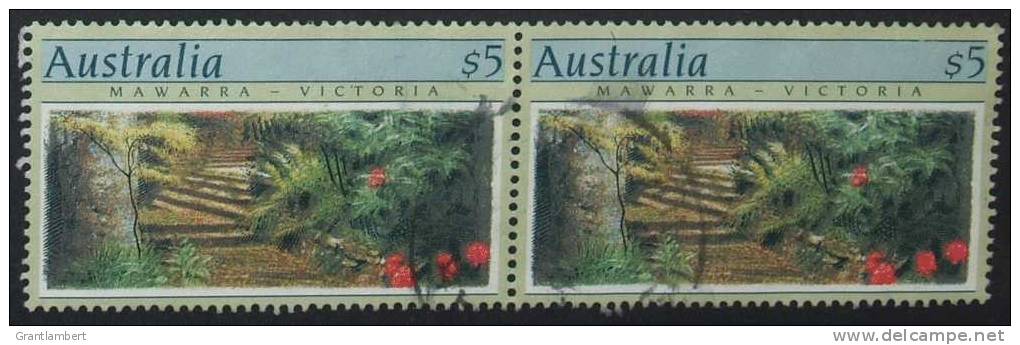 Australia 1989 Botanic Gardens $5 Mawarra FU Pair - Neufs