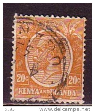 P3474 - BRITISH COLONIES KENYA UGANDA Yv N°6 - Kenya & Oeganda