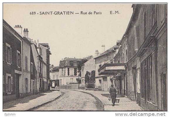 SAINT GRATIEN - Rue De Paris - Saint Gratien