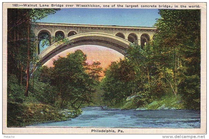 Philadelphia Pa. - Lane Bridge Over Wissahickon - Pont - Ciment - Concrete - Non Circulée - Philadelphia