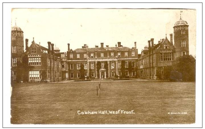 RP: Cobham Hall , A Country House In Cobham, Kent, England. 00-10s - Autres & Non Classés