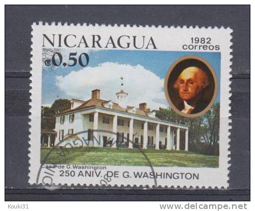 Nicaragua YT 1200 Obl : Maison De George Washington - George Washington