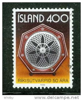 Iceland 1980 400k State Broadcasting Service #537 - Used Stamps