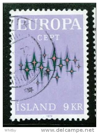 Iceland 1972 9k Europa #439 - Used Stamps