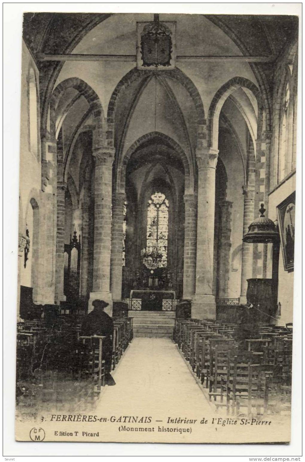 FERRIERES En GATINAIS. - Intérieur De L'Eglise St-Pierre - Sonstige & Ohne Zuordnung