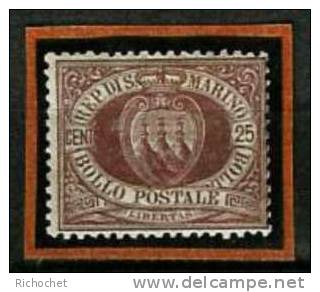 Saint-Marin N° 5 * - Unused Stamps