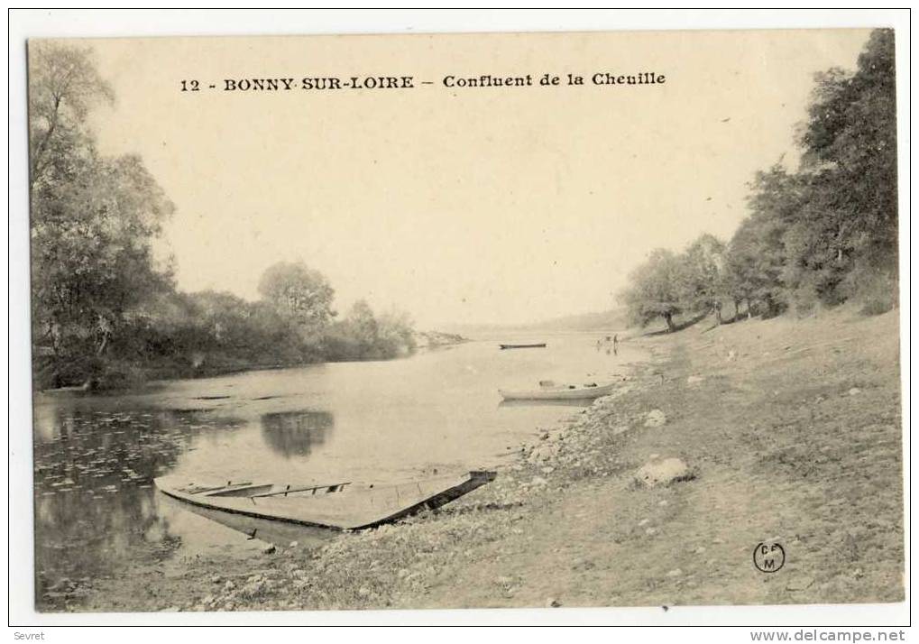 BONNY SUR LOIRE. - Confluent De La Cheuille - Andere & Zonder Classificatie
