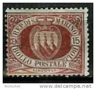 Saint-Marin N° 15 * - Unused Stamps