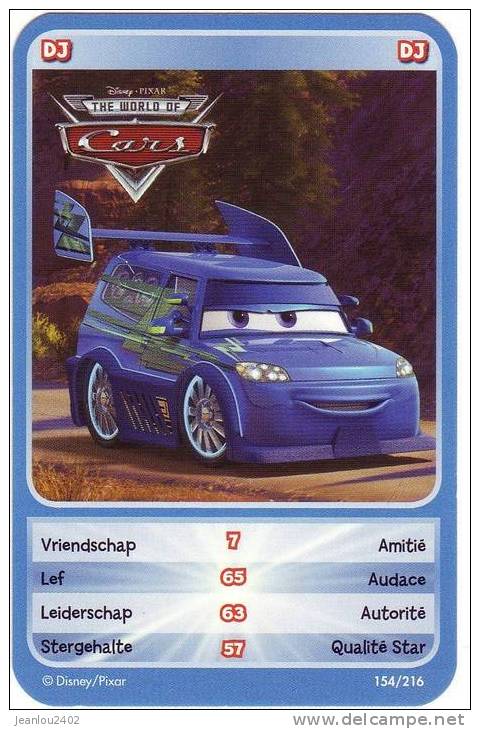 CARTE PIXAR 154 - Disney