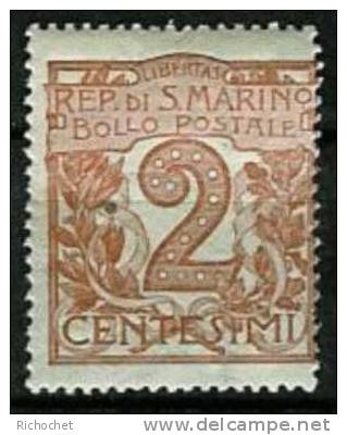 Saint-Marin N° 68 * - Unused Stamps