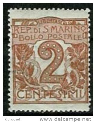 Saint-Marin N° 68 * - Unused Stamps