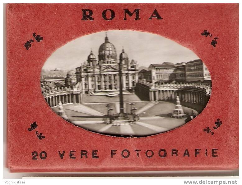 RICORDO DI ROMA - 20 VERE FOTOGRAFIE - Souvenir - Obj. 'Herinnering Van'