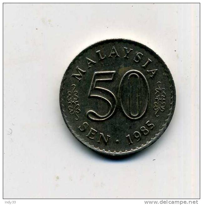 - MONNAIE  MALAYSIE . 50 S. 1985 - Malesia