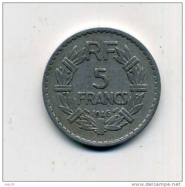 - MONNAIE FRANCE . 5 F. 1946 - Autres & Non Classés