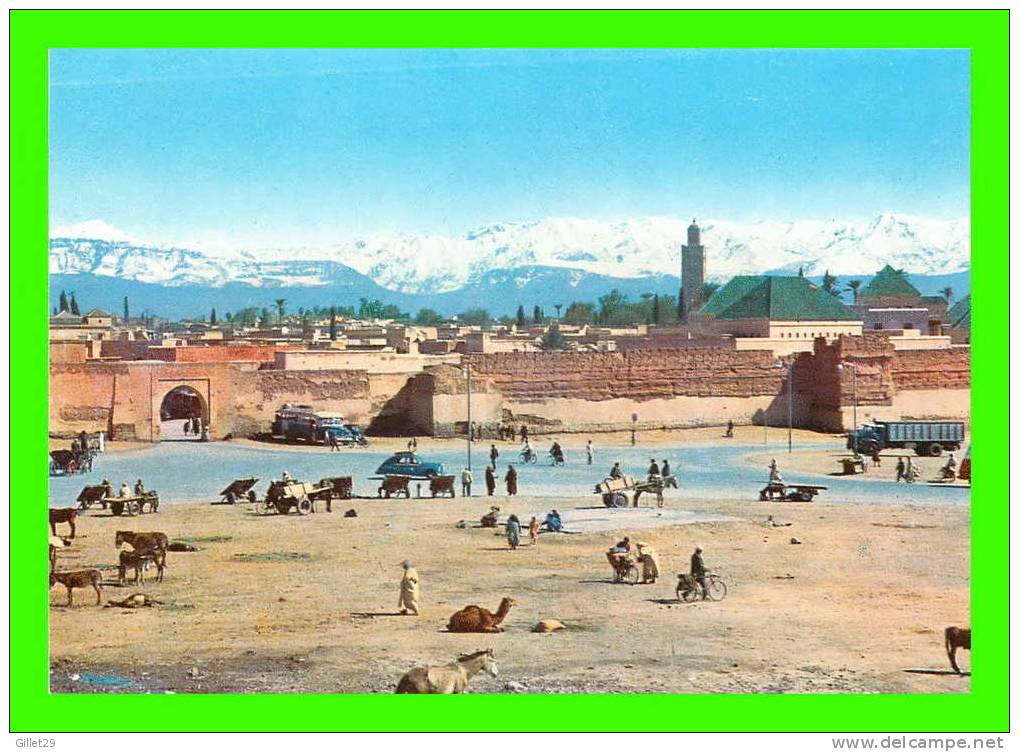 MARRAKECH, MAROC  - LOT No 005 - 6 CARTES - VENDEURS D´EAU - AVE, MOHAMMED V  - SOUK TEINTURIERS - PLACE DJEMAA EL FNA - - Marrakech