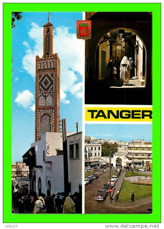 TANGER, MAROC - LOT No 009 - 5 CARTES - ZOCO GRANDE - MARCHÉ - MOSQUE - MENDUBIA - KASBAH - - Tanger