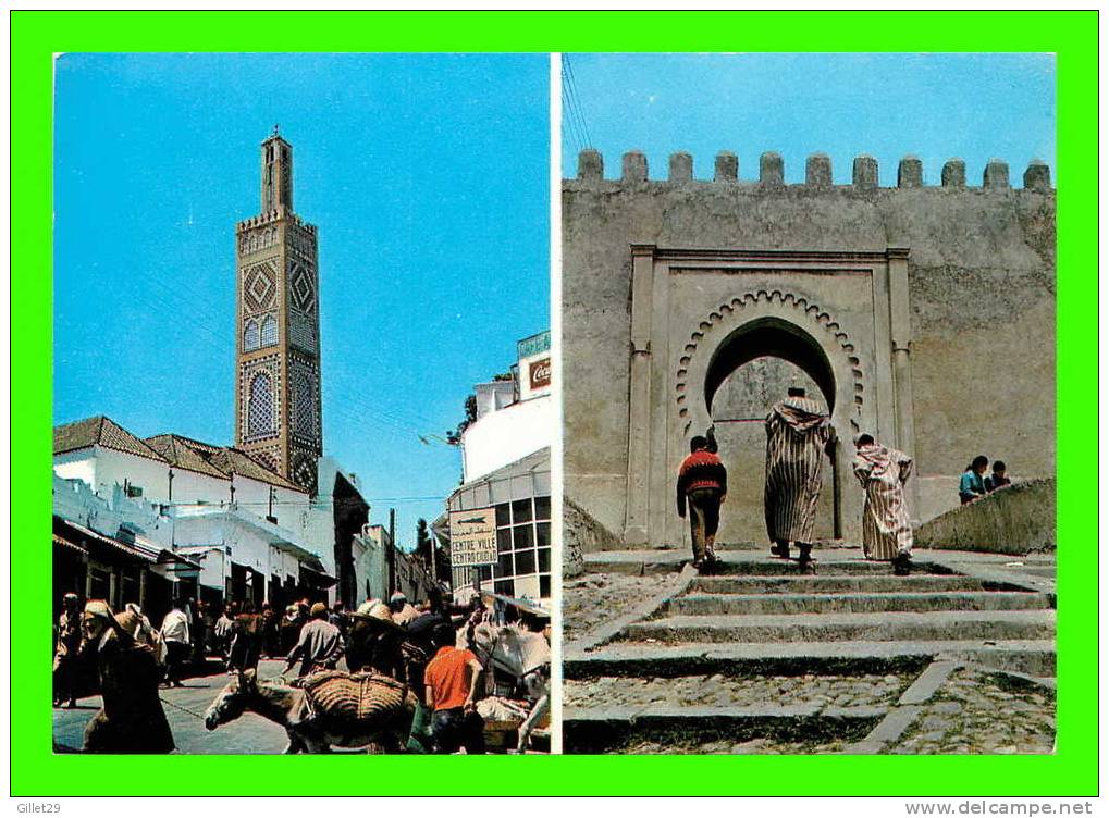 TANGER, MAROC - LOT No 009 - 5 CARTES - ZOCO GRANDE - MARCHÉ - MOSQUE - MENDUBIA - KASBAH - - Tanger