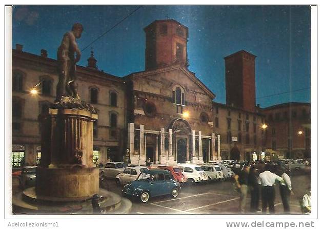 39638)cartolina Di Reggio Emilia-duomo Notturno-nuova - Reggio Nell'Emilia