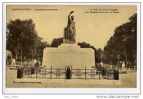 SAINT JEAN D´ANGELY 17 CHARENTE MARITIME SQUARE JACQUES CARISSAN - Saint-Jean-d'Angely