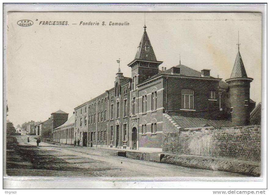 Farciennes  Etat Du Dos !!!!!!!  Fonderie  S. Demoulin - Farciennes