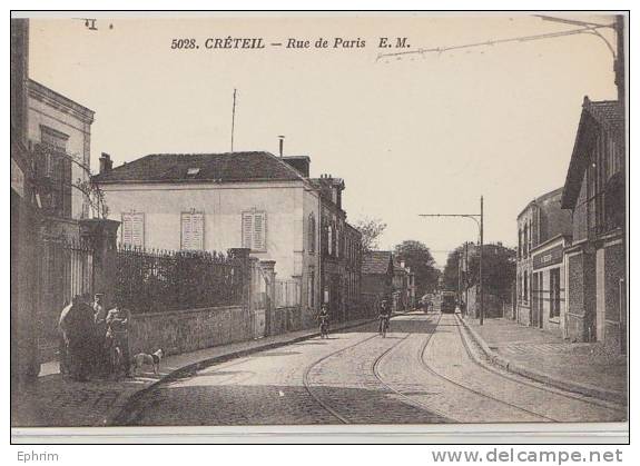 CRETEIL - Rue De Paris - Tramway - EM 5028 - Creteil
