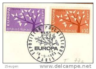 FRANCE 1962 EUROPA CEPT  USED - 1962