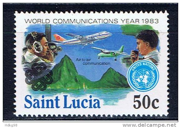 WL+ St. Lucia 1983 Mi 603 Mnh - St.Lucie (1979-...)