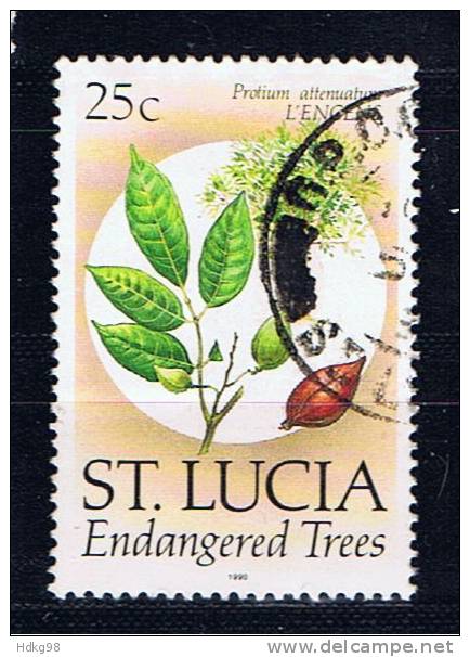 WL+ St. Lucia 1990 Mi 964 - St.Lucia (1979-...)