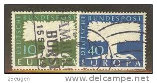 GERMANY 1957 EUROPA CEPT  USED - 1957