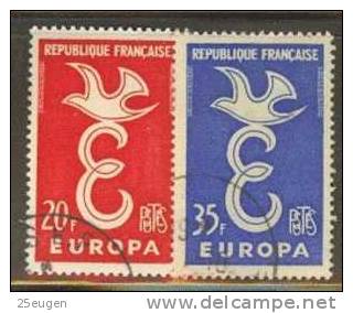 FRANCE 1958 EUROPA CEPT  USED - 1958