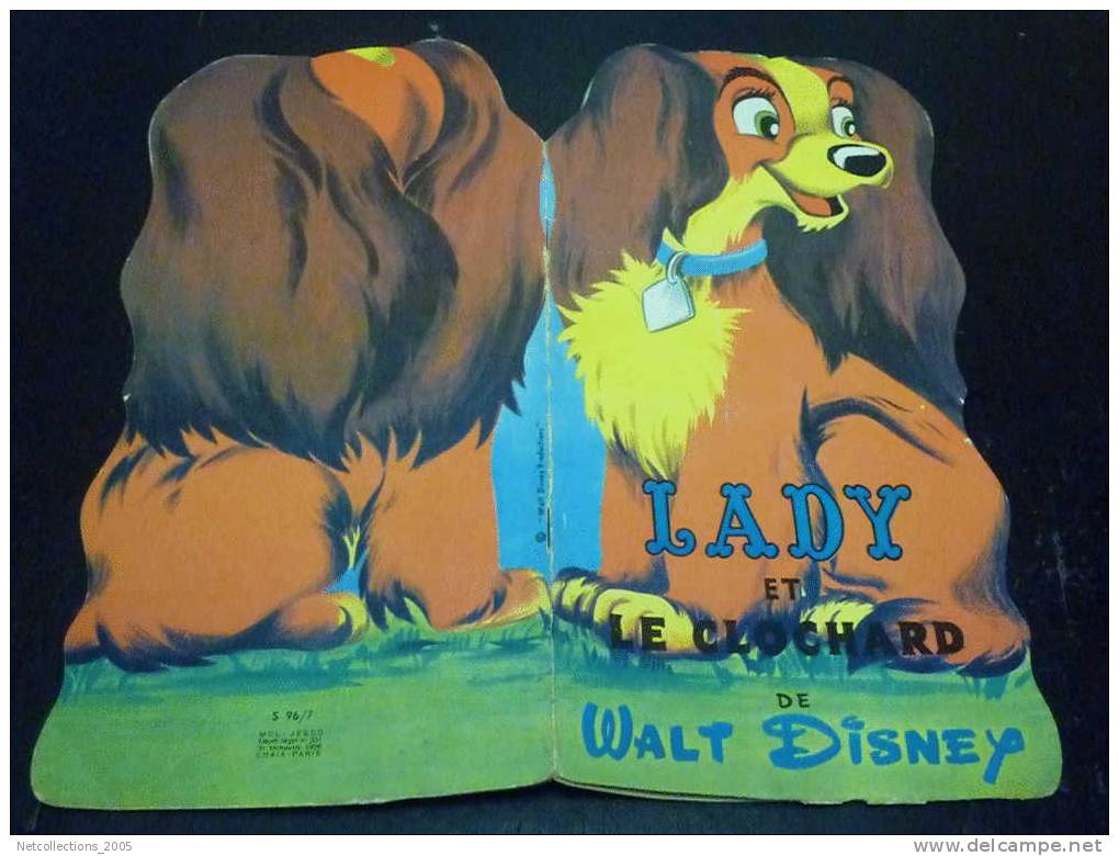 LADY ET LE CLOCHARD DE WALT DISNEY - ALBUM ORIGINAL DE PAR SA FORME - Disney