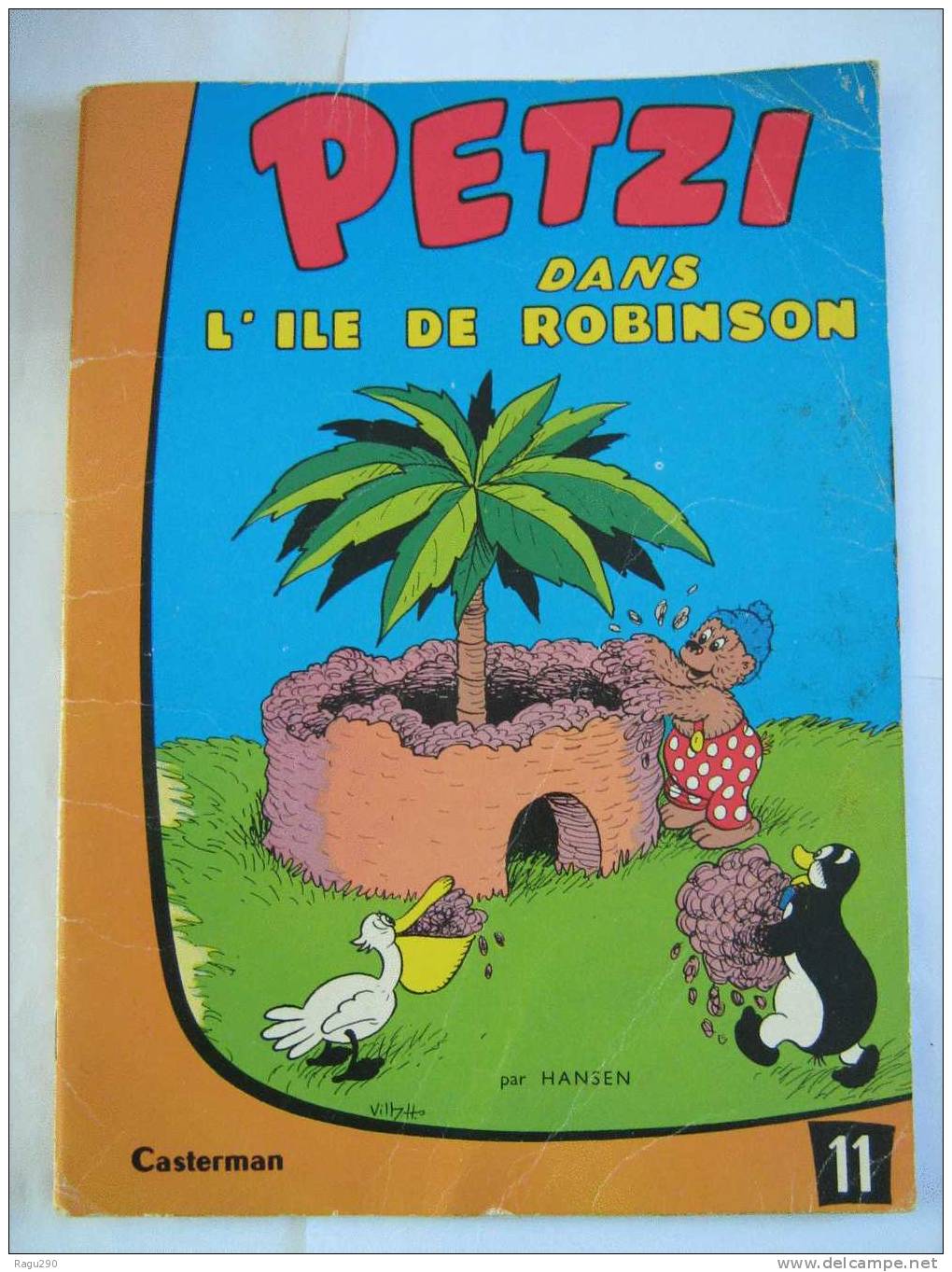PETZI DANS L'ILE DE ROBINSON - Petzi