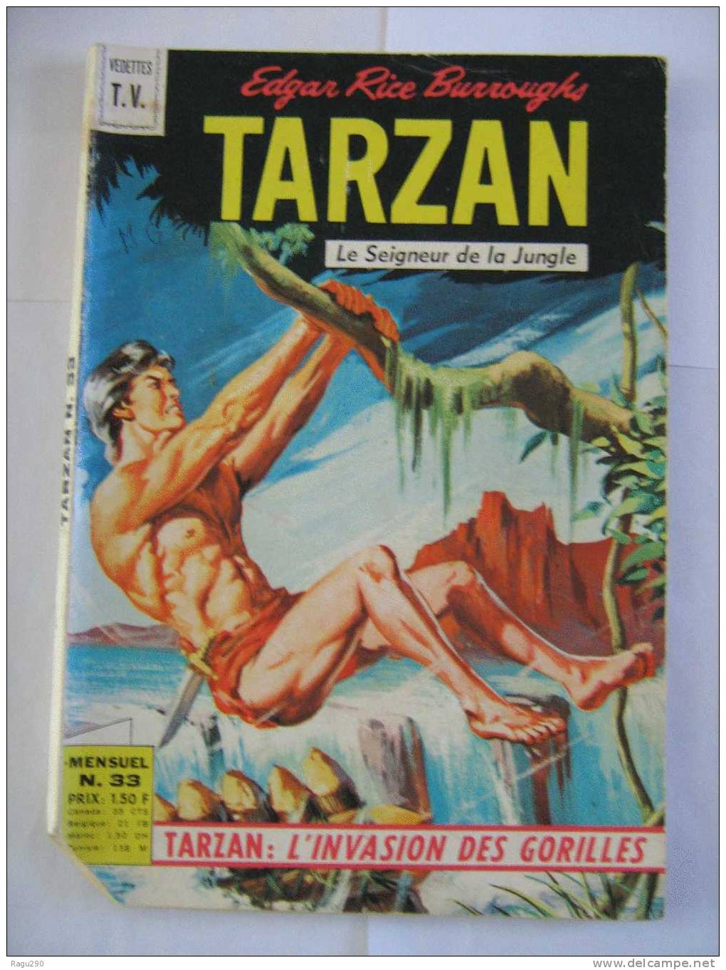 TARZAN N° 33  éditions SAGEDITION  1970 - Tarzan