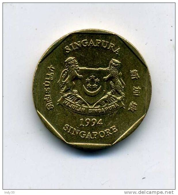 - MONNAIE SINGAPOUR . 1 $ 1994 - Singapour