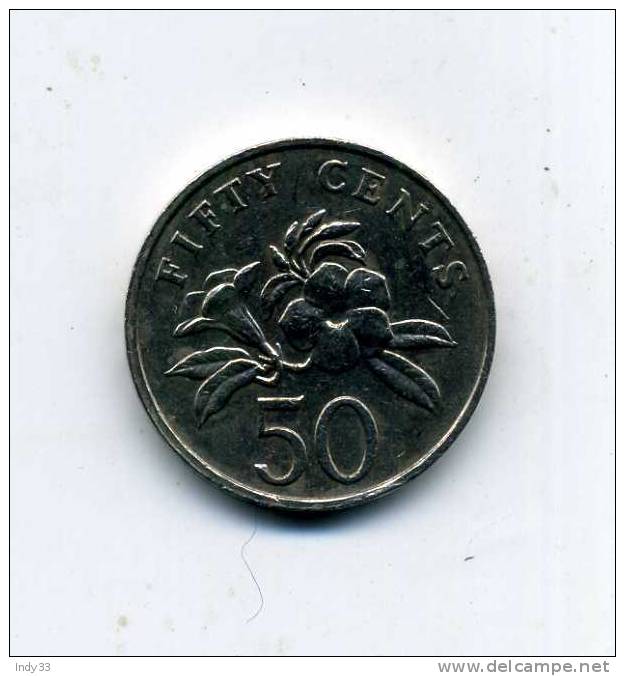 - SINGAPOUR . 50 C. 1991 - Singapour