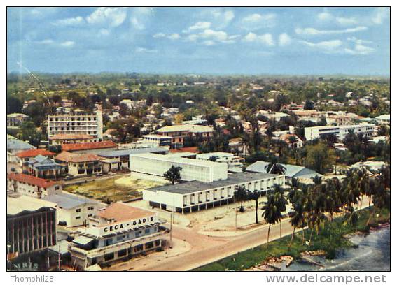 LIBREVILLE - GABON - Vue Aérienne De La Nouvelle Poste - 2 Scans - Gabun