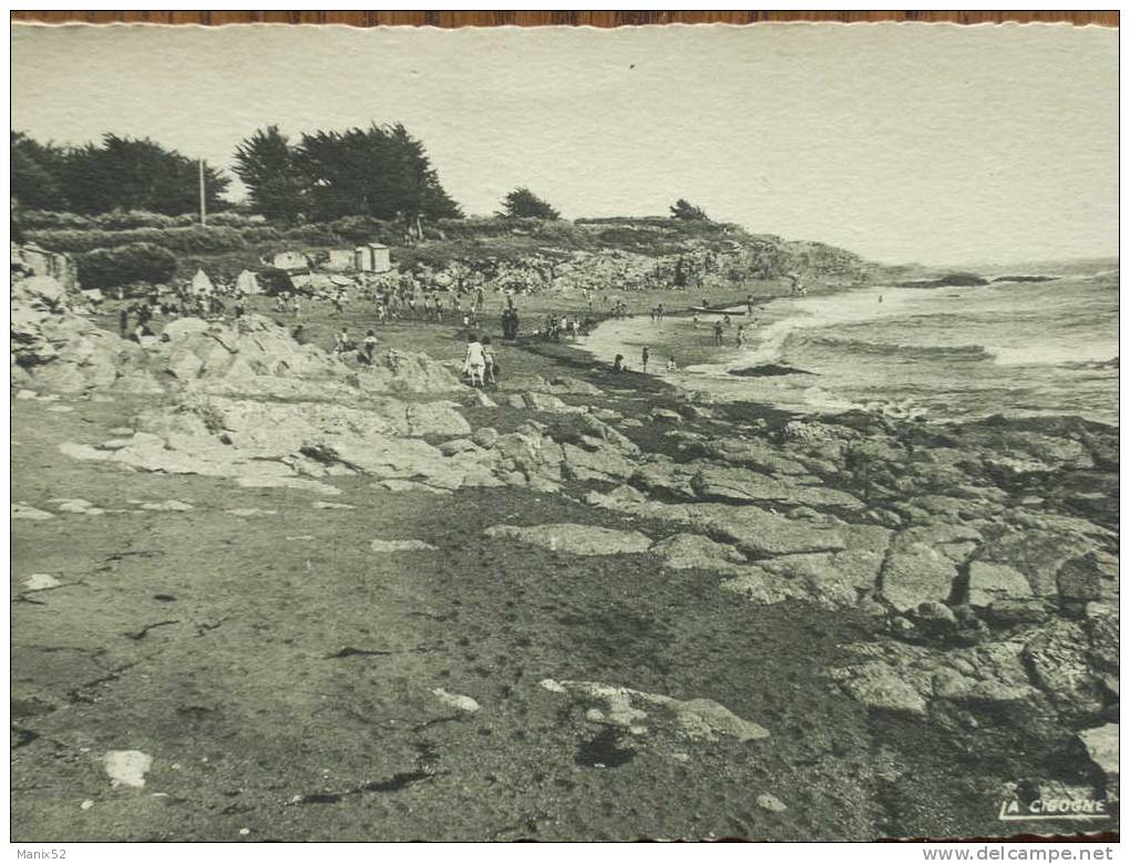 44 - PREFAILLES - La Plage De Port Meleu Et Ses Rochers. (CPSM) - Préfailles