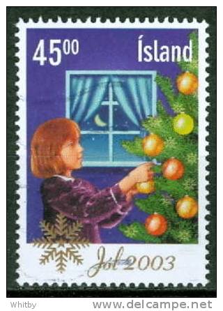 Iceland 2003 45k Christmas Issue #1003 - Used Stamps