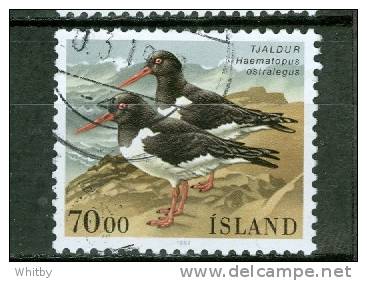 Iceland 1987 70k Haematopus Ostralegus Issue #644 - Used Stamps