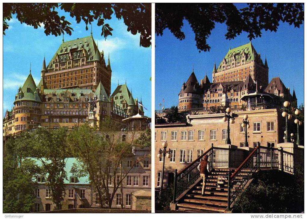 QUEBEC (chateau De FRONTENAC 2 Cartes) - Québec - Château Frontenac