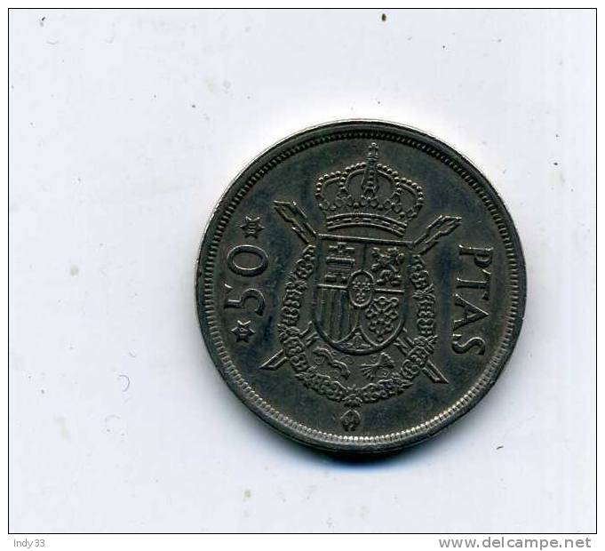 - MONNAIE ESPAGNE 1949.... 50 P. 1975 - 5 Pesetas